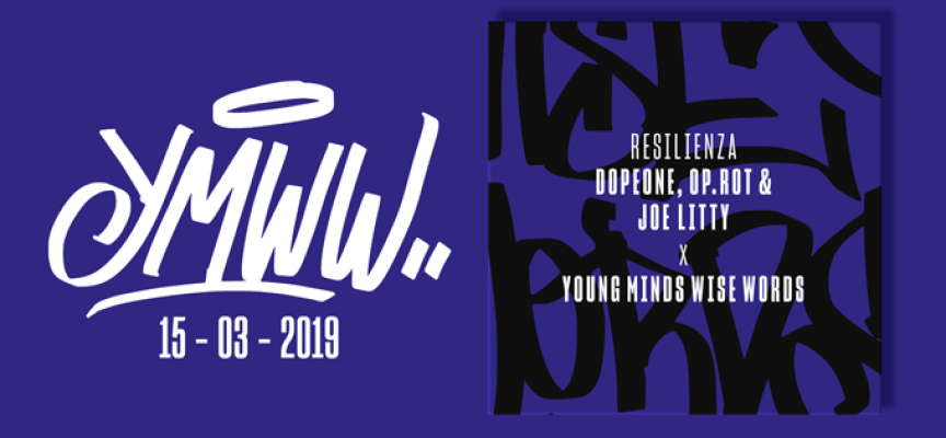 Resilienza – quarta traccia del collettivo YOUNG MINDS WISE WORDS con Op.rot e Dope One su beat di Joe Litty