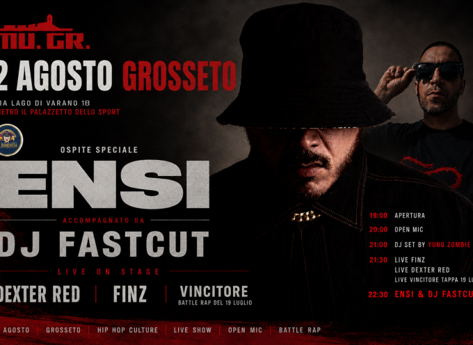 Il Muretto del Freestyle: il 2 agosto una serata dedicata alla cultura hip hop tra live, contest e nuovi talenti con Ensi