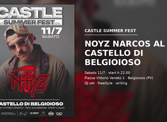 Belgioioso capitale hip hop per una notte: al Castello arriva Noyz Narcos