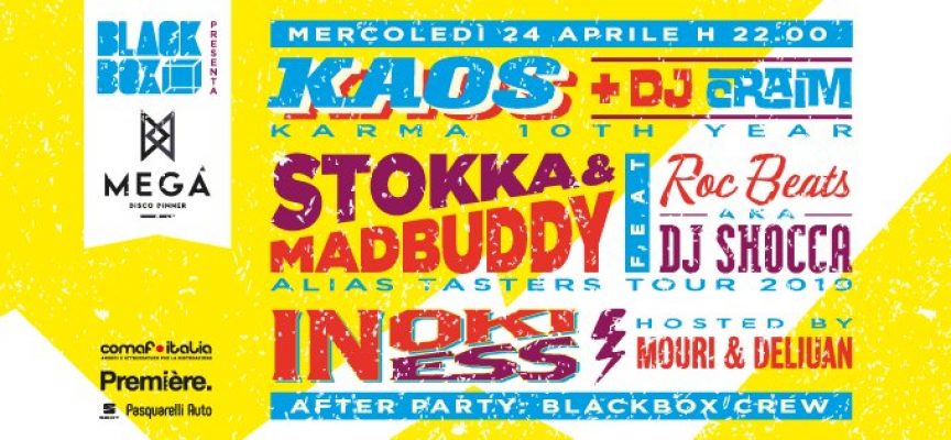 Black box presenta Inoki Ness – Kaos & Dj Craim – Stokka & Madbuddy feat Roc Beats